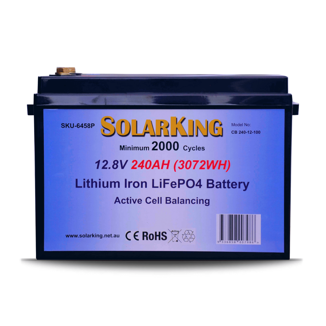 12.8V 240AH Solarking Lithium Iron Battery Plastic Case  CB-240-12-100