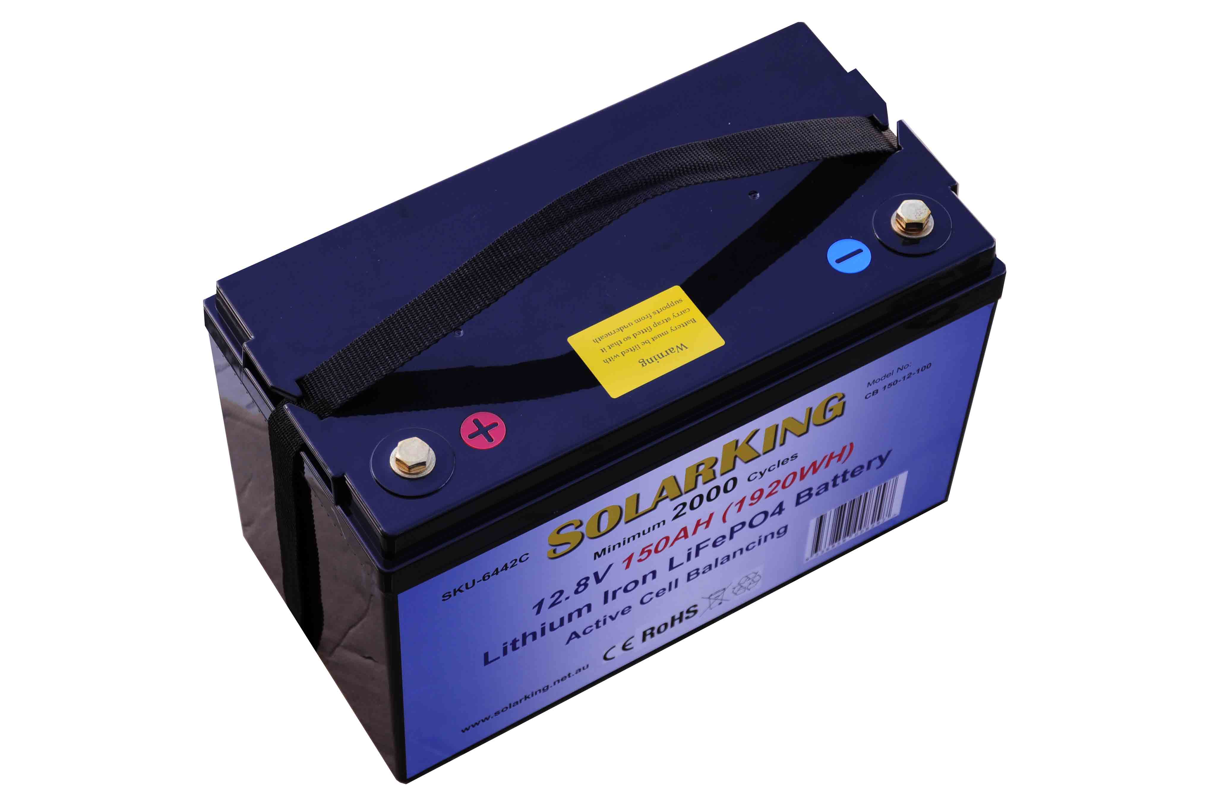 150AH Lithium LiFe PO4 SolarKing Battery CB-150-12-100