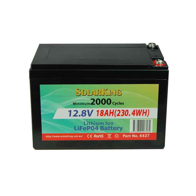 18AH SolarKing Lithium Battery - LB-18-12-10